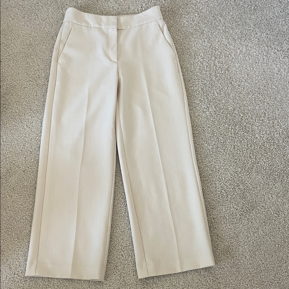 Elegant Cream Women's Pants